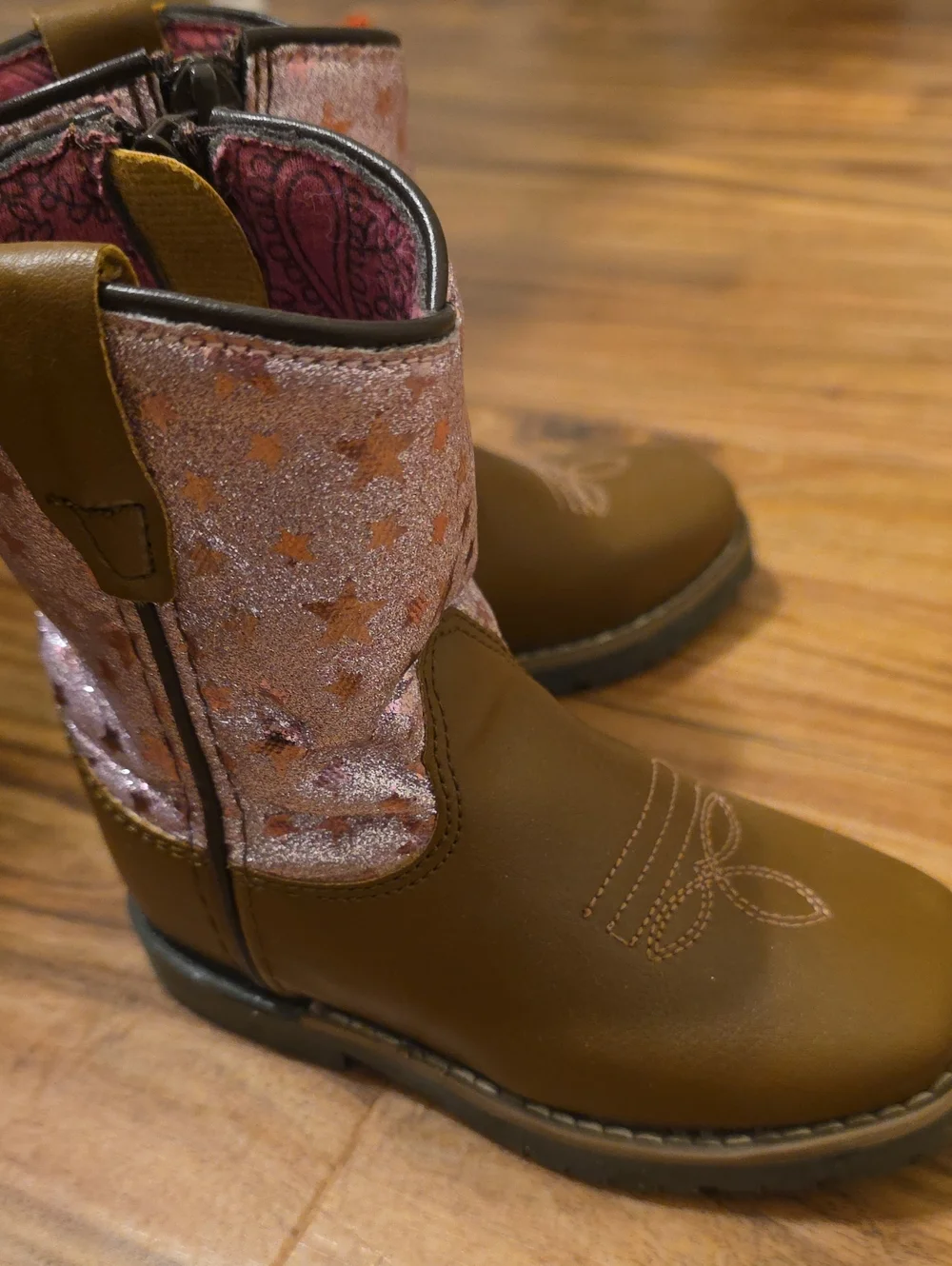 SMOKY MOUNTAIN BOOTS Kid's Autry Leather Western Boots